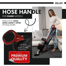 Selgo deluxe hose attachments improve reach into corners and crevices.
