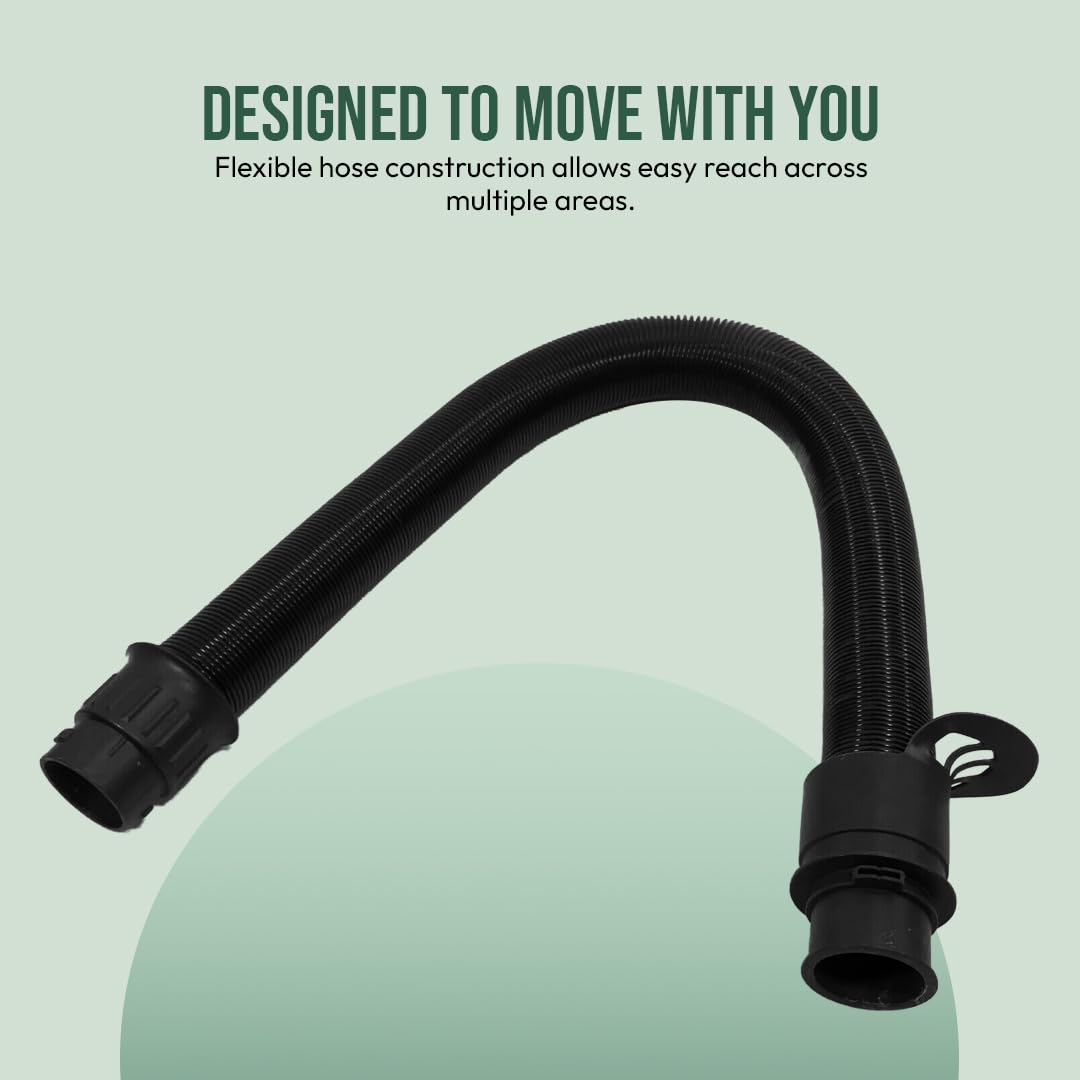 Selgo durable, kink-resistant hose supports long-lasting vacuum performance.
