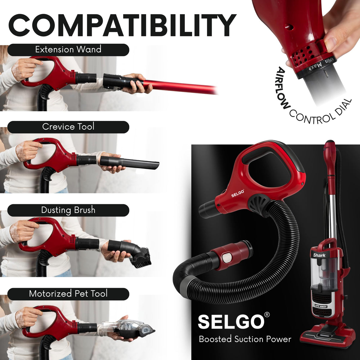 Selgo easy-click install for Shark Zu-series saves setup time.