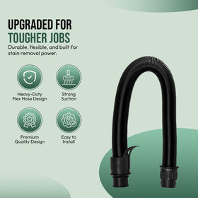 Selgo hose end demonstrates quick, tool-free installation for convenient replacement.
