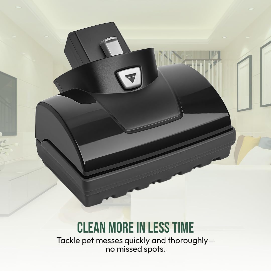 Selgo replacement enhances suction efficiency for pet hair removal.