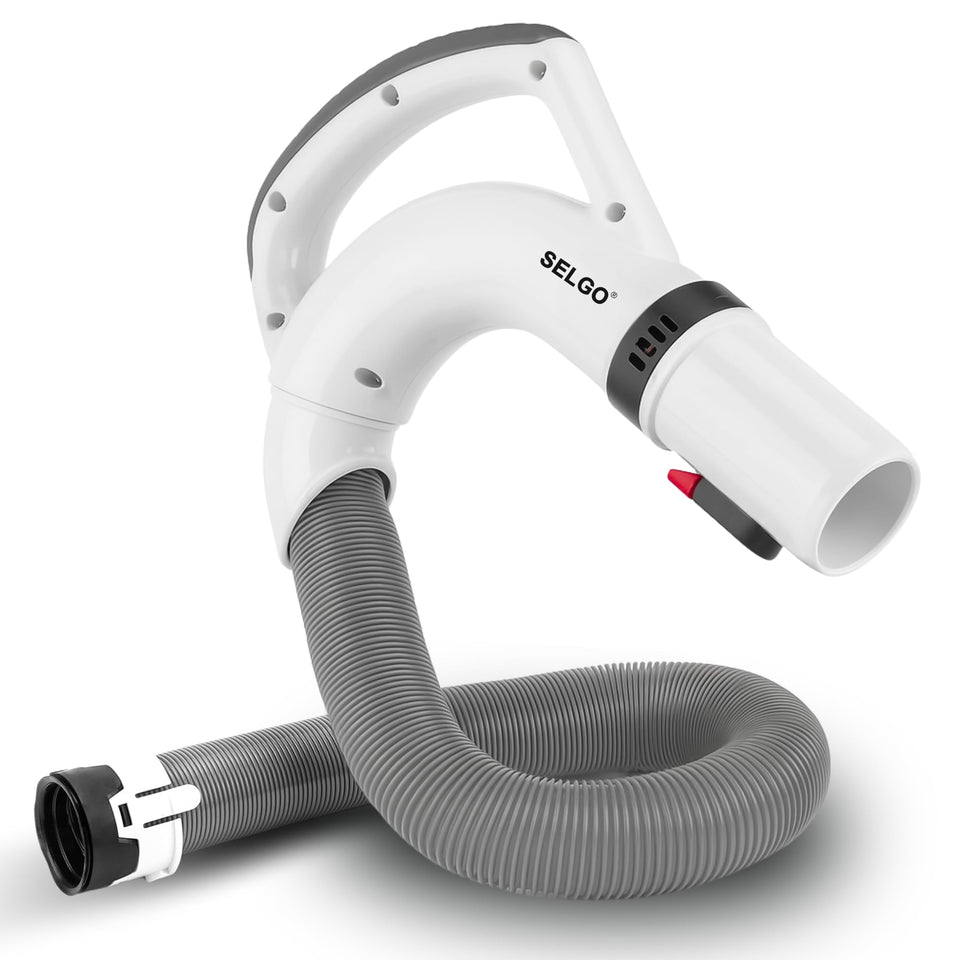 Selgo PVC steel hose handle for Shark Rotator NV355 with quick-click fit and secure seal
