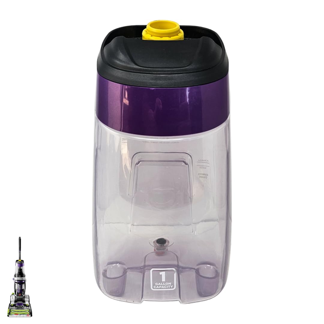 Selgo replacement tank with cap for Bissell ProHeat 2X Revolution Pet shows clear solution visibility.
