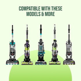 Compatible with Bissell vacuums for quick, tool-free attachment.