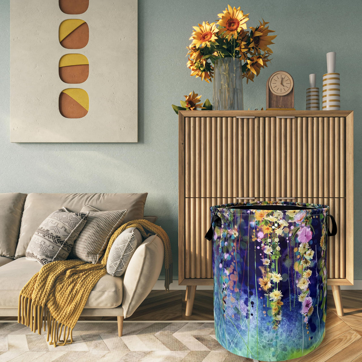 Perfect in bathrooms and bedrooms for organization with SELIONLIKN basket.