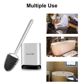 Versatile Sellemer set for cleaning toilets, sinks, and bathtubs.