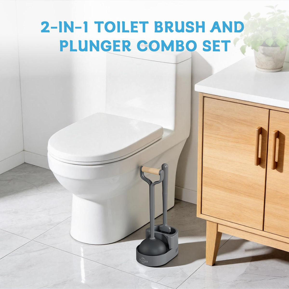 Sellemer space‑saving bathroom design keeps essentials organized