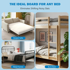 Sellmazon Bunkie Board Full Size low-profile design preserves bed height.