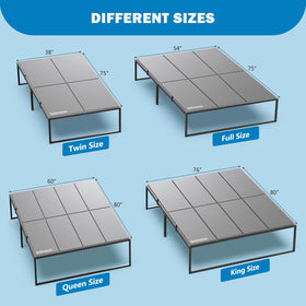 Sellmazon Bunkie Board Full Size under-bed fit provides a solid foundation.