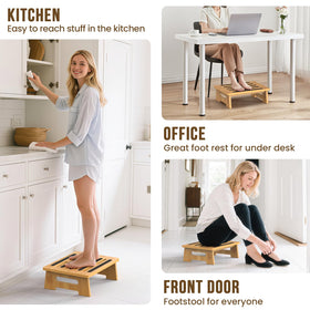 SeLucky sturdy 450-lb support provides stable stepping for adults.
