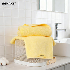 SEMAXE towels machine washable and tumble dry safe for busy homes