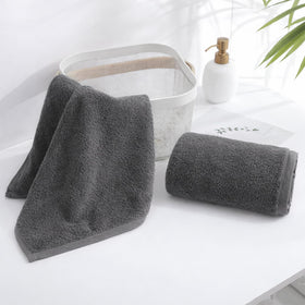 27 by 16 inch SEMAXE towels in a modern gray tone.