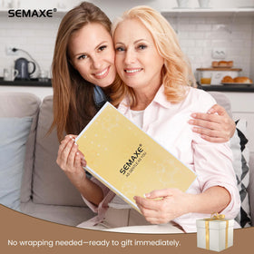Tumble-dry safe SEMAXE towels simplify post-bath care.
