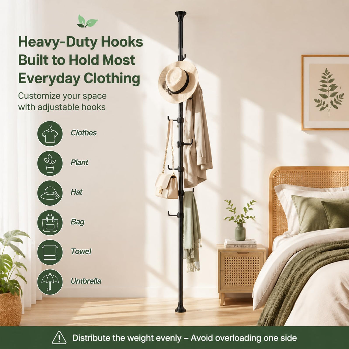 Sempicad adjustable height helps fit ceilings and rooms of different sizes.