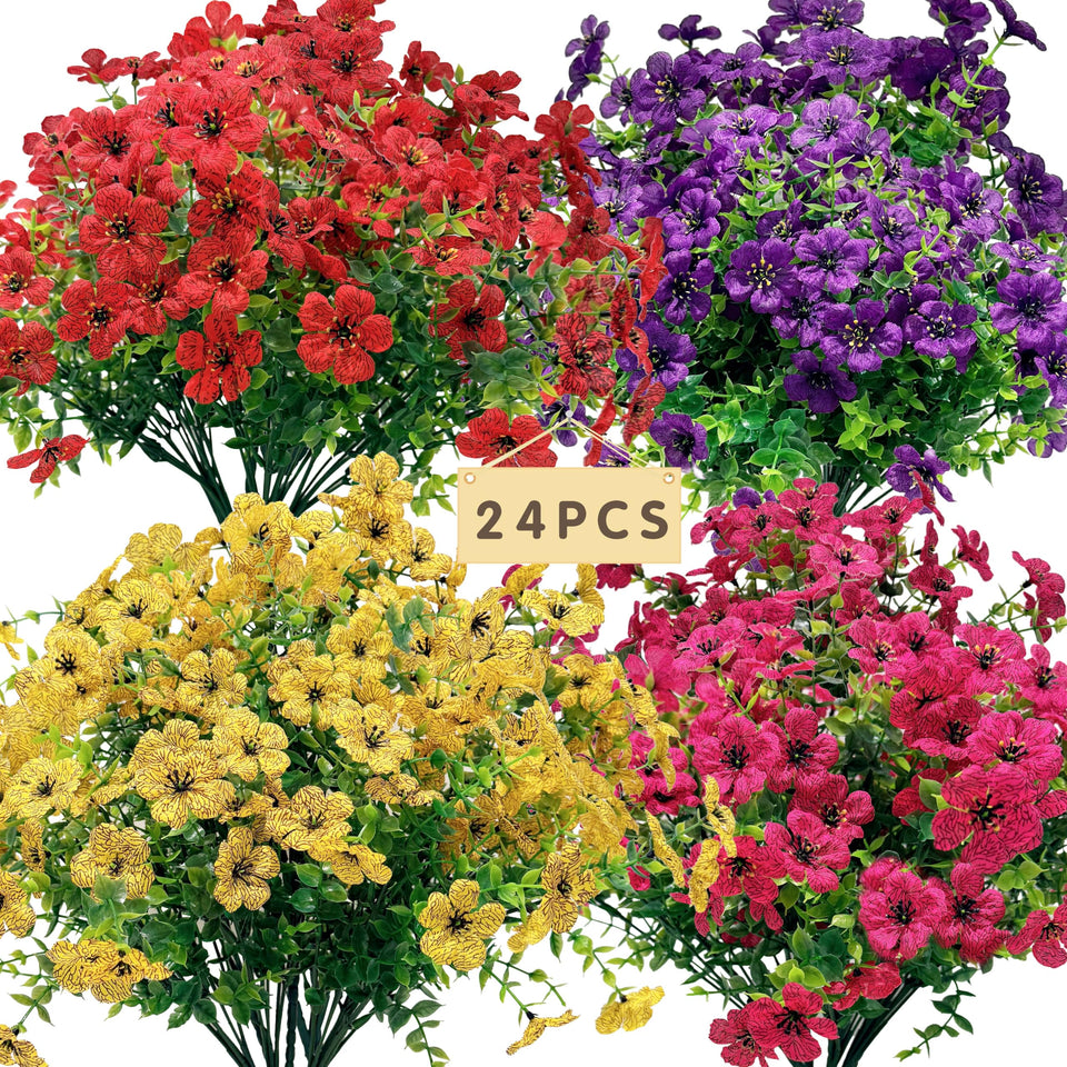 Senjie outdoor flowers ready for vibrant porch and window box decor.
