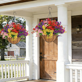 Senjie mixed-color wildflower style enhances spring-summer decor.