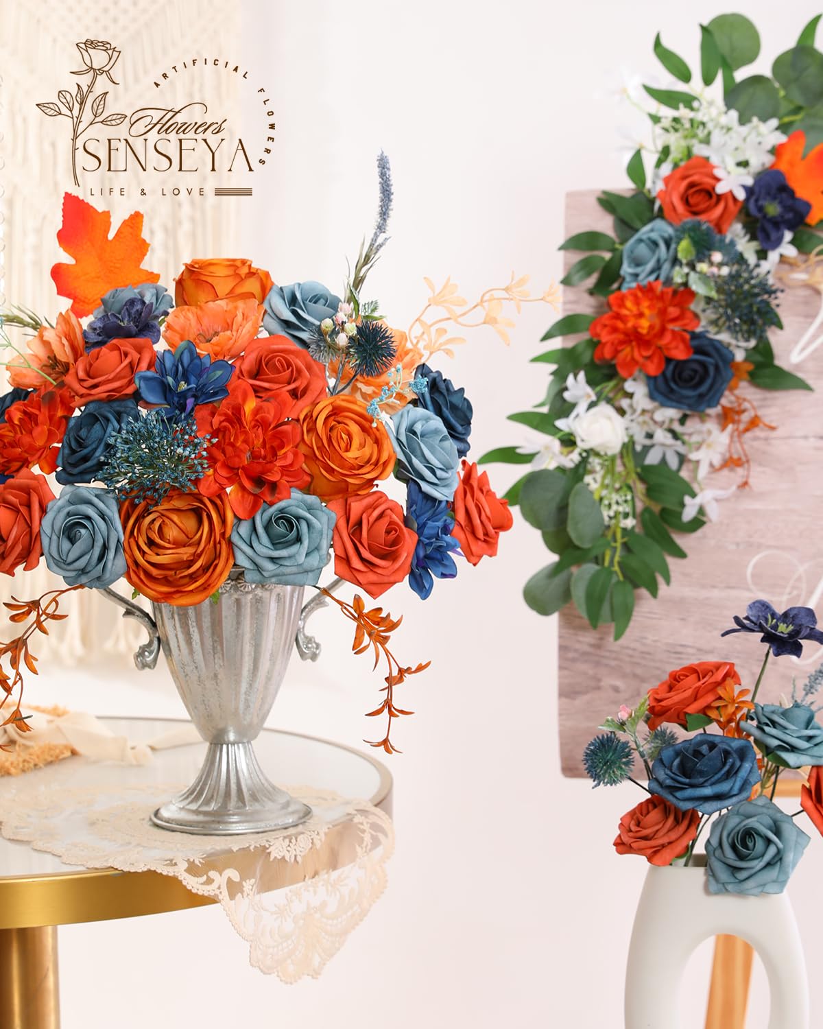 Senseya wildflowers accents for charming filler in table decor
