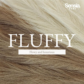 Sensia Home neutral beige-brown pampas accent suits modern or boho spaces.