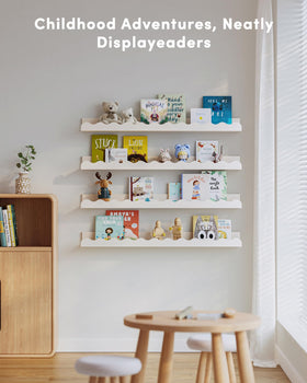 Seocry Nusery Shelves wipe-clean surface for easy maintenance