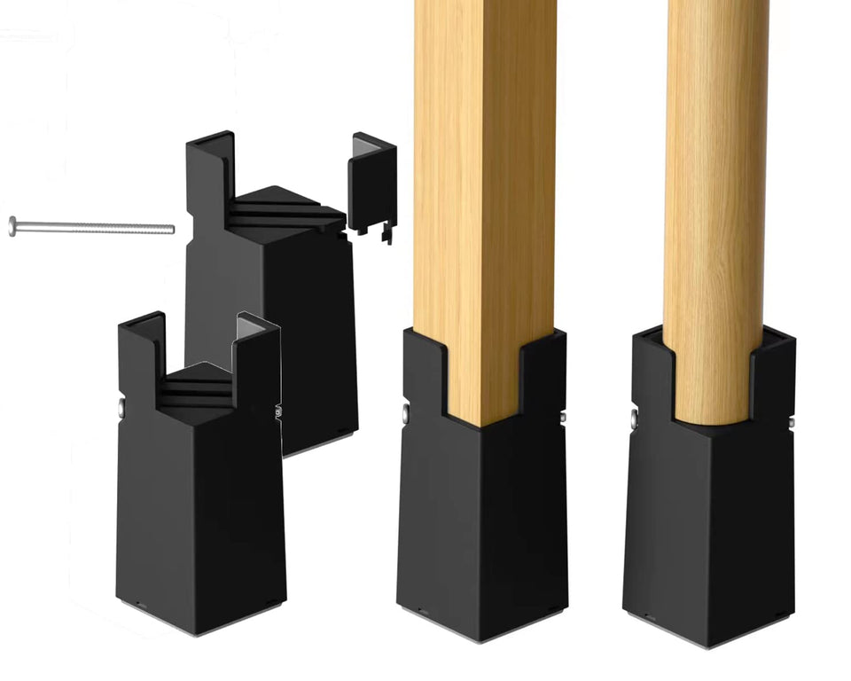 Sephyroth adjustable bed risers with screw clamp for secure height adjustment