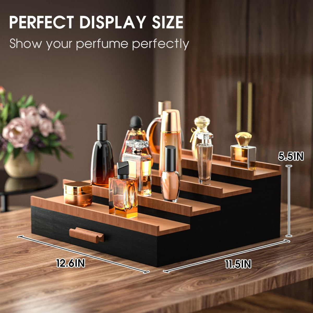 Sephyroth hidden storage compartment offers discreet space for valuables.