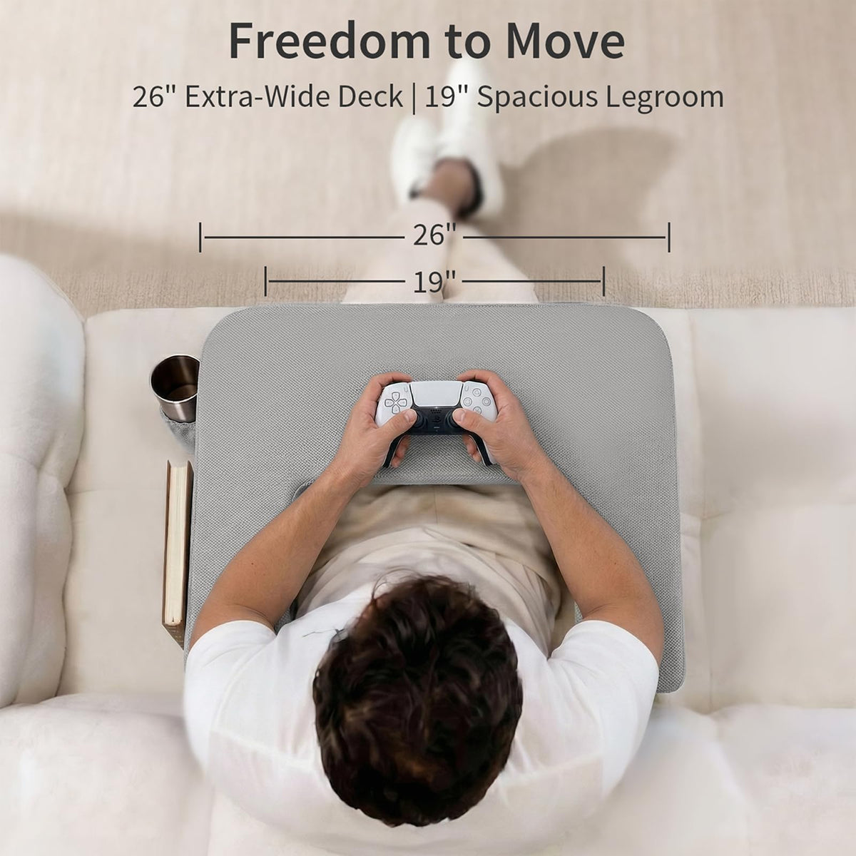Septsun ergonomic design supports neck and shoulders during long sessions.