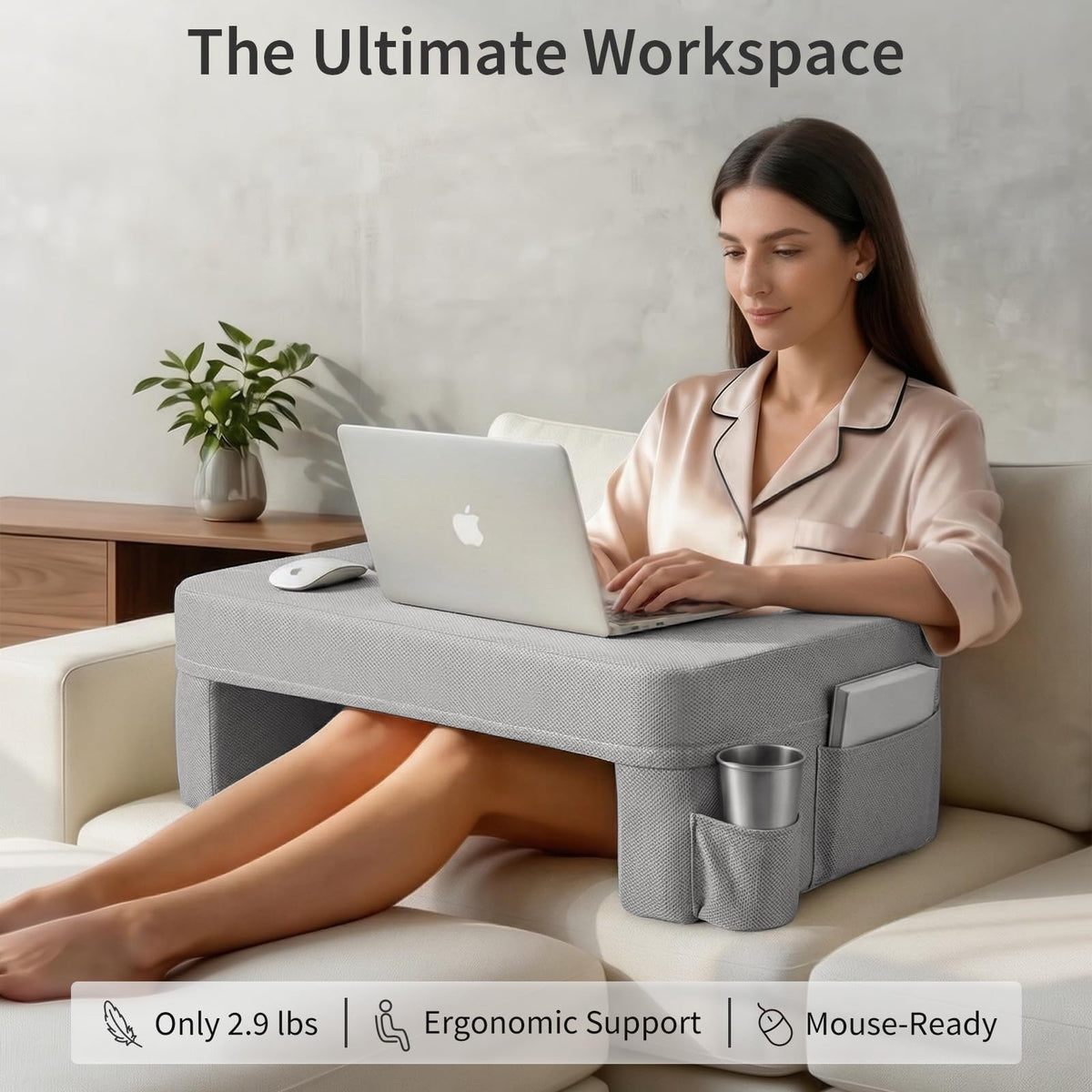 Septsun lap desk bed table offers a versatile laptop surface.
