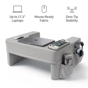 Septsun multi-function lap desk supports gaming, reading, and streaming.