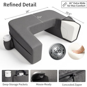 Septsun ergonomic lap desk pillow emphasizing stability