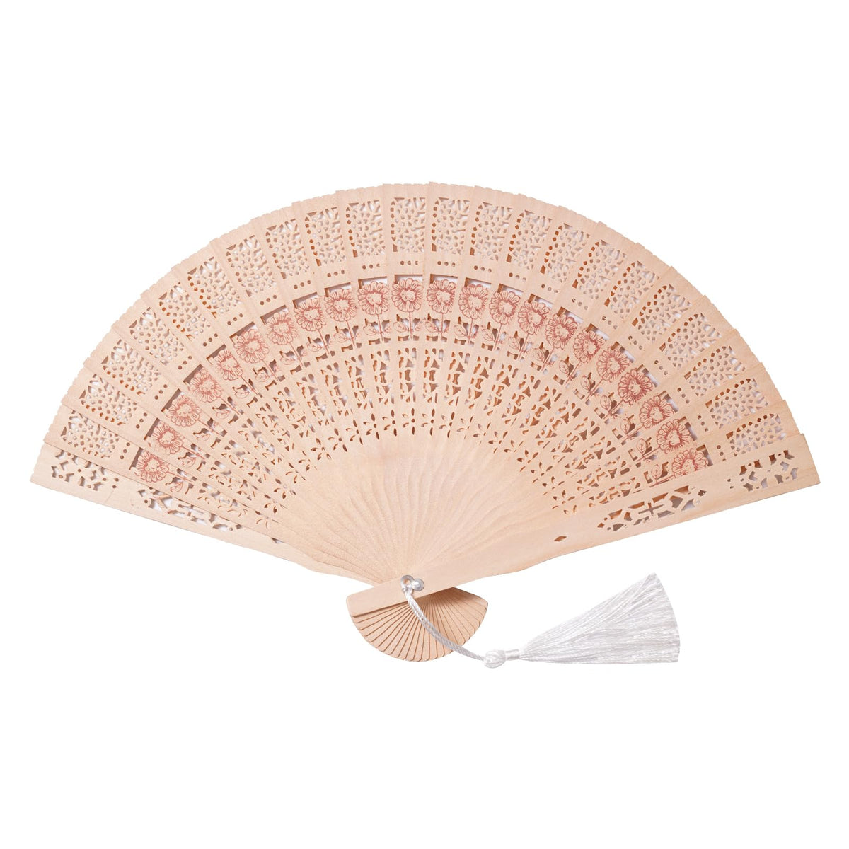 Sepwedd sunflower hand fan open, perfect for weddings, outdoor events, and warm days.