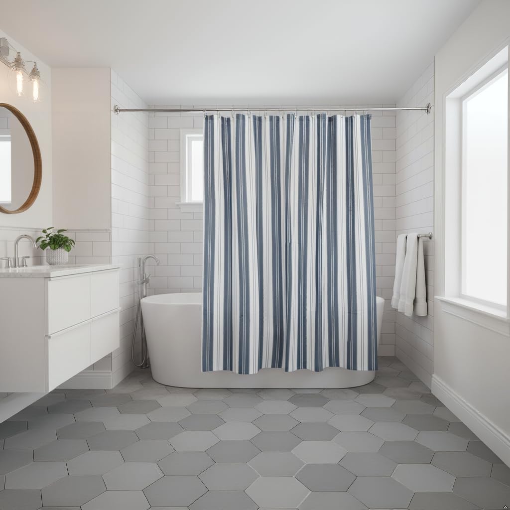 Serafina Home 72x72 curtain installation with reinforced eyelets for easy hanging.