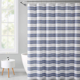Serafina Home chambray cotton fabric close-up showing soft weave and durability.