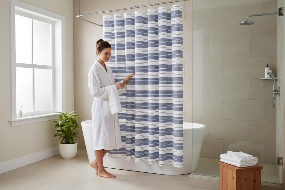 Serafina Home versatile hanging options allow horizontal or vertical display.