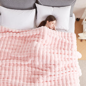 Serenhom 50x70 throw-xl shot showcases extra length for layered lounging.