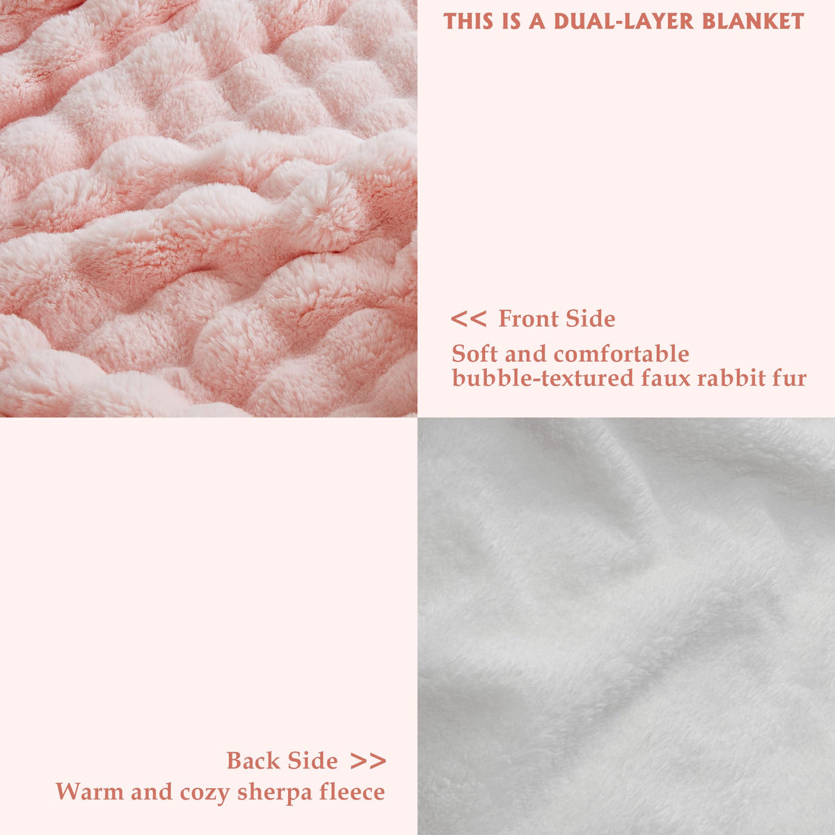 Serenhom sherpa inner side delivers warm snuggle comfort during chilly nights.