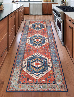SERISSA Runner Rug is pet friendly and easy to clean after play
