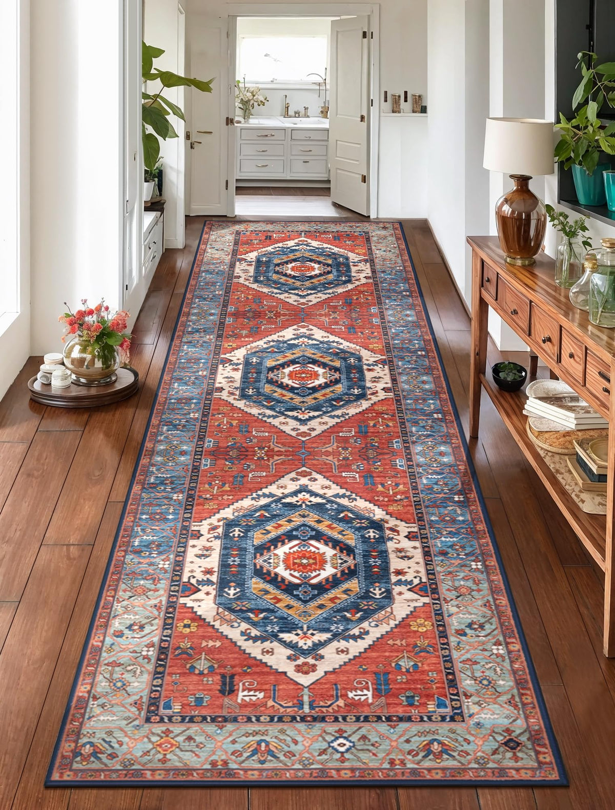 SERISSA Runner Rug shows soft plush pile for cozy entryway comfort