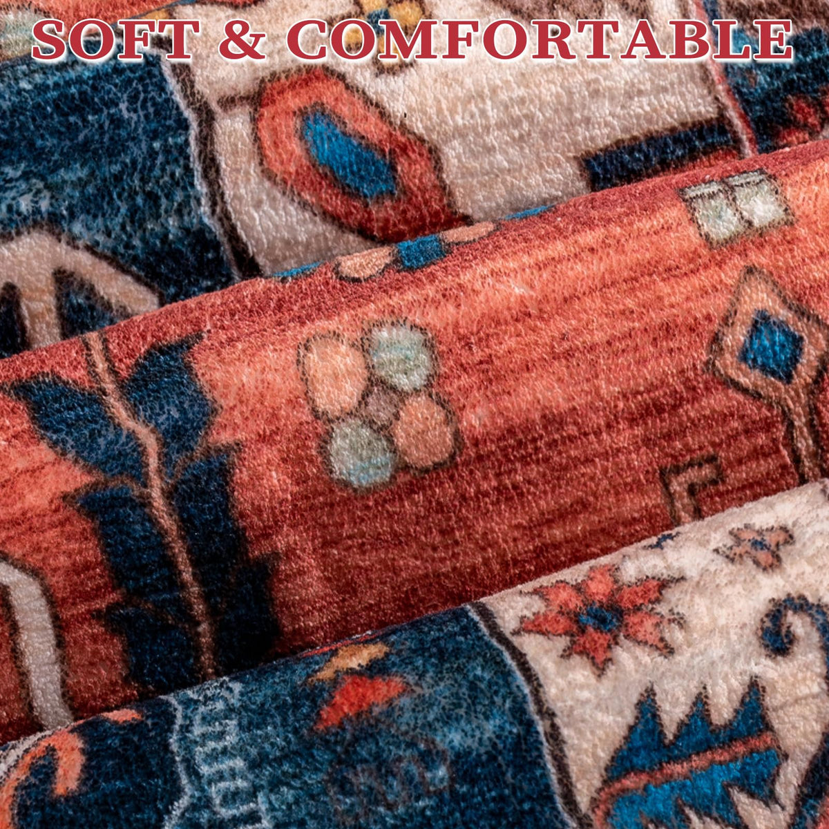 SERISSA boho vintage pattern adds warmth and style to any room