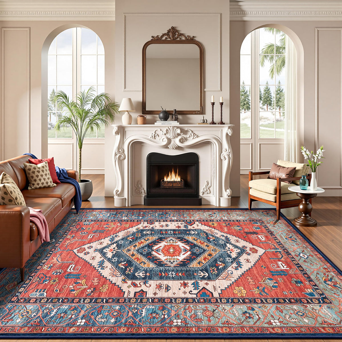 SERISSA rug elevates entryways and dining areas with effortless style