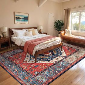 SERISSA rug machine-washable feature shown for easy cleaning