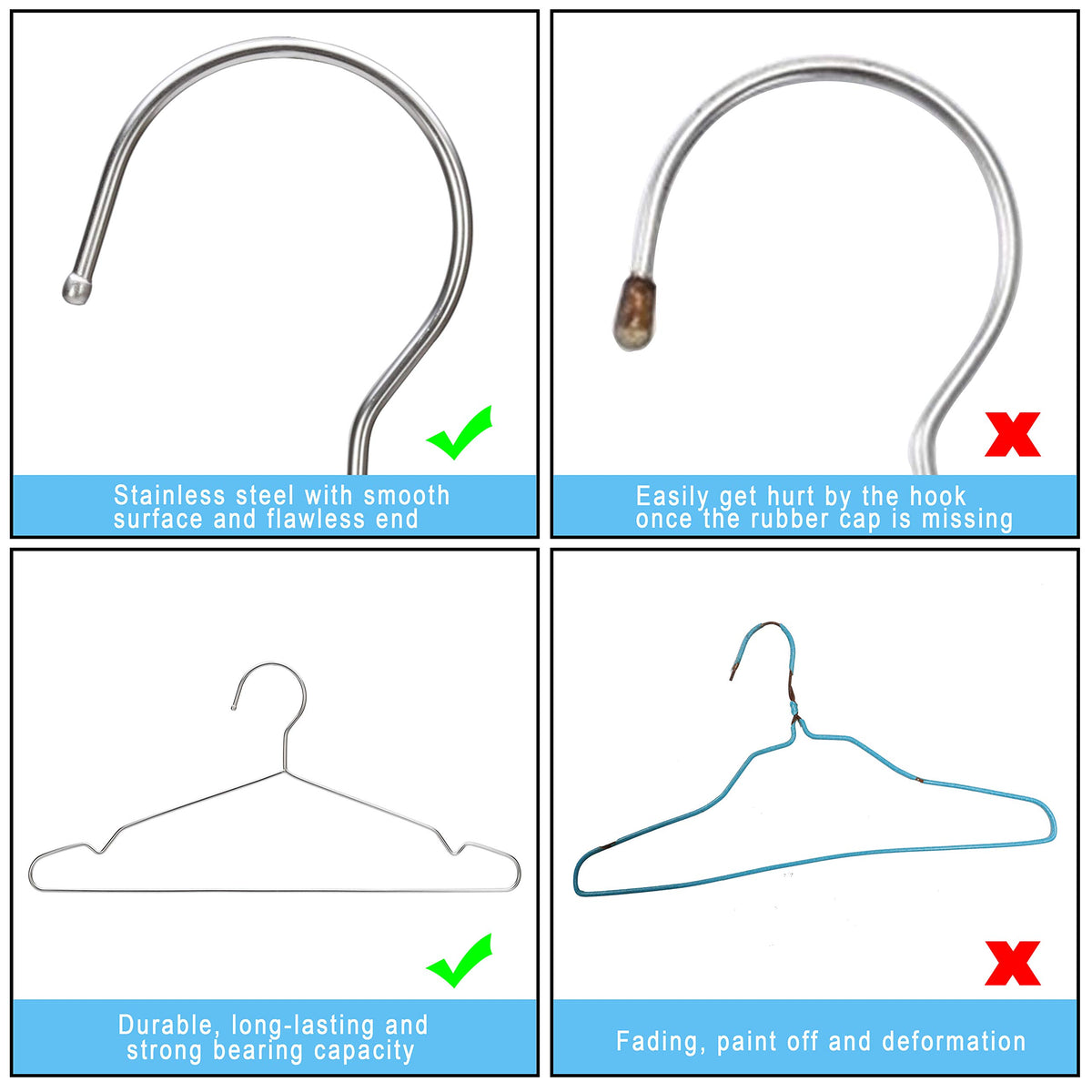 Seropy bulk-pack steel hangers provide durable wardrobe organization.