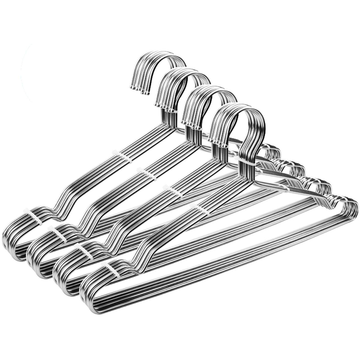 Seropy ultra-thin stainless steel coat hanger for space saving in the closet