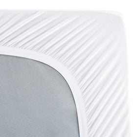 Breathable cotton fabric of Serta ComfortSure promotes airy sleep surface