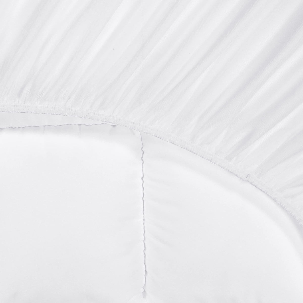 Serta Down Illusion closeup fabric highlights twill microfiber softness.