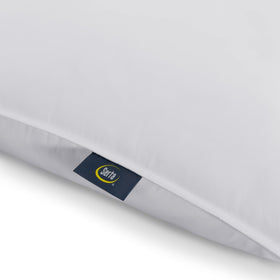 Serta Down Illusion Soft pillow with allergen barrier weave for fresher bedding.