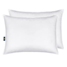 Serta Down Illusion Soft pillows in king-size 2-pack for shared beds.