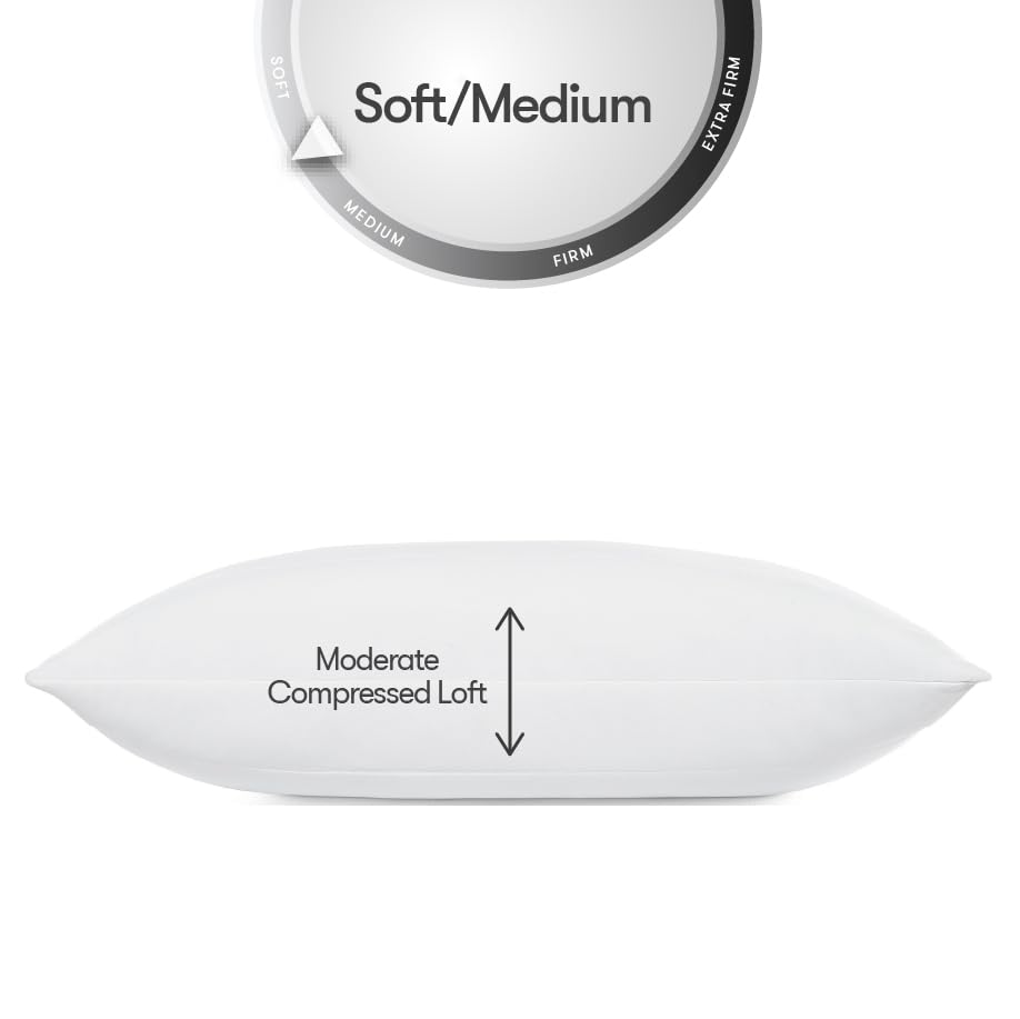Serta Down Illusion Soft pillow is machine-washable for easy care.