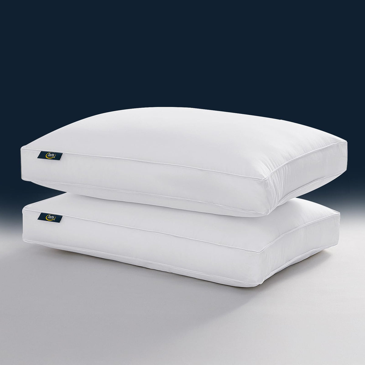 Serta Hotel Collection king pillow top view with plush loft for all sleepers