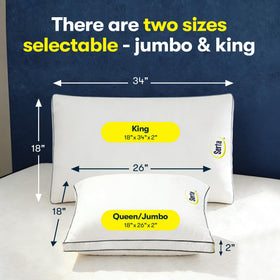 Serta Hotel Collection washable cover promotes easy care and hassle-free laundering.