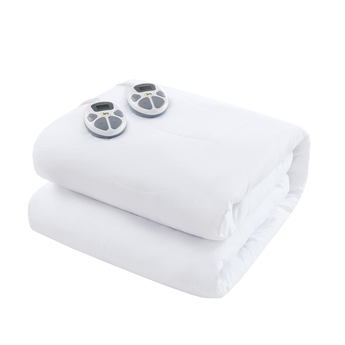 Serta king-size deep-pocket fit showing up to 18-inch mattress compatibility
